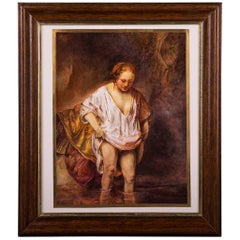 20th Century Great KPm Berlin Painting Plaque after Rembrandt