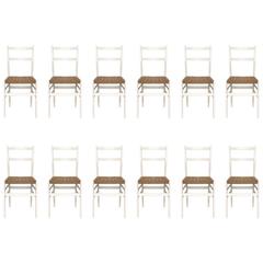 Set of 12 Dining Chairs Mod. "Leggera nr. 646" by Gio Ponti for Cassina, 1952 4