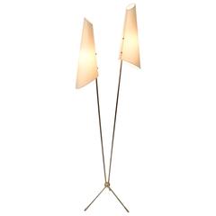 Brass Floor Lamp, circa 1950, Italy