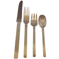 Commonwealth by Porter Blanchard Sterling Silver Flatware Set 8 Service Dinner