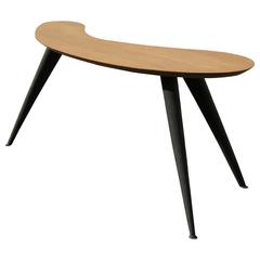 20th Century Modern Oak Table Desk 11