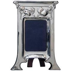 Art Nouveau Sterling Silver Photograph Frame