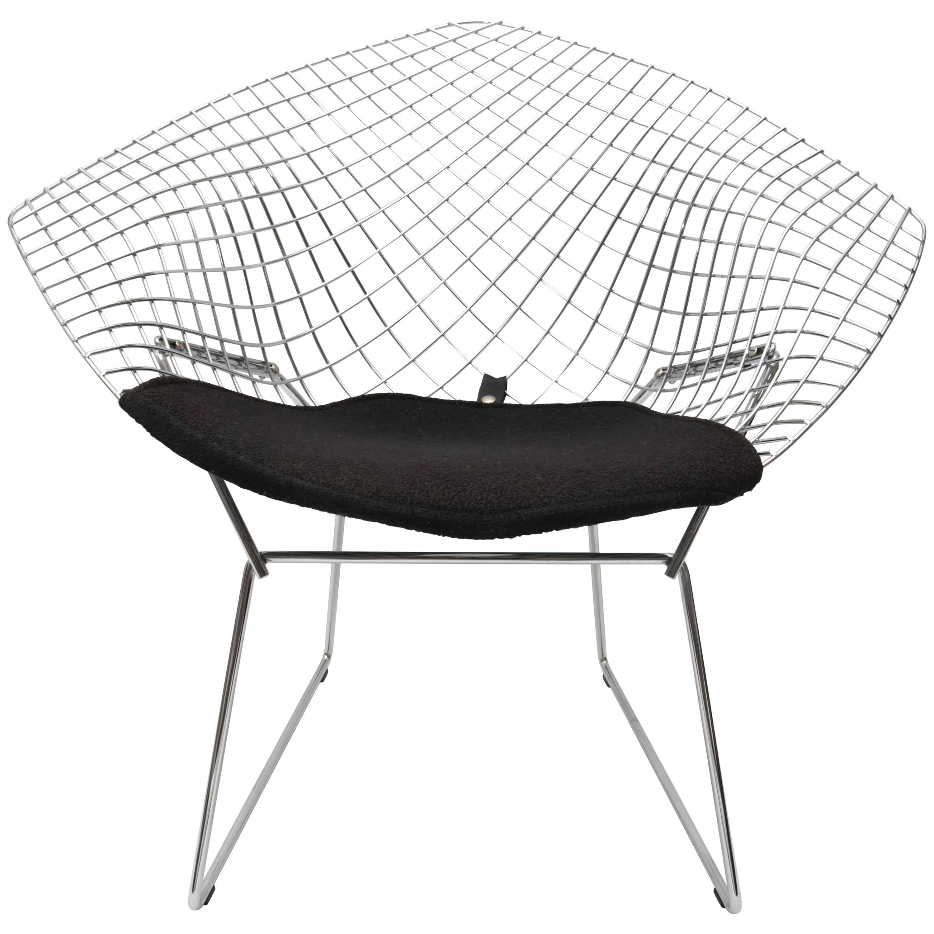 Harry Bertoia Polished Chrome "Diamond Chair" for Knoll International