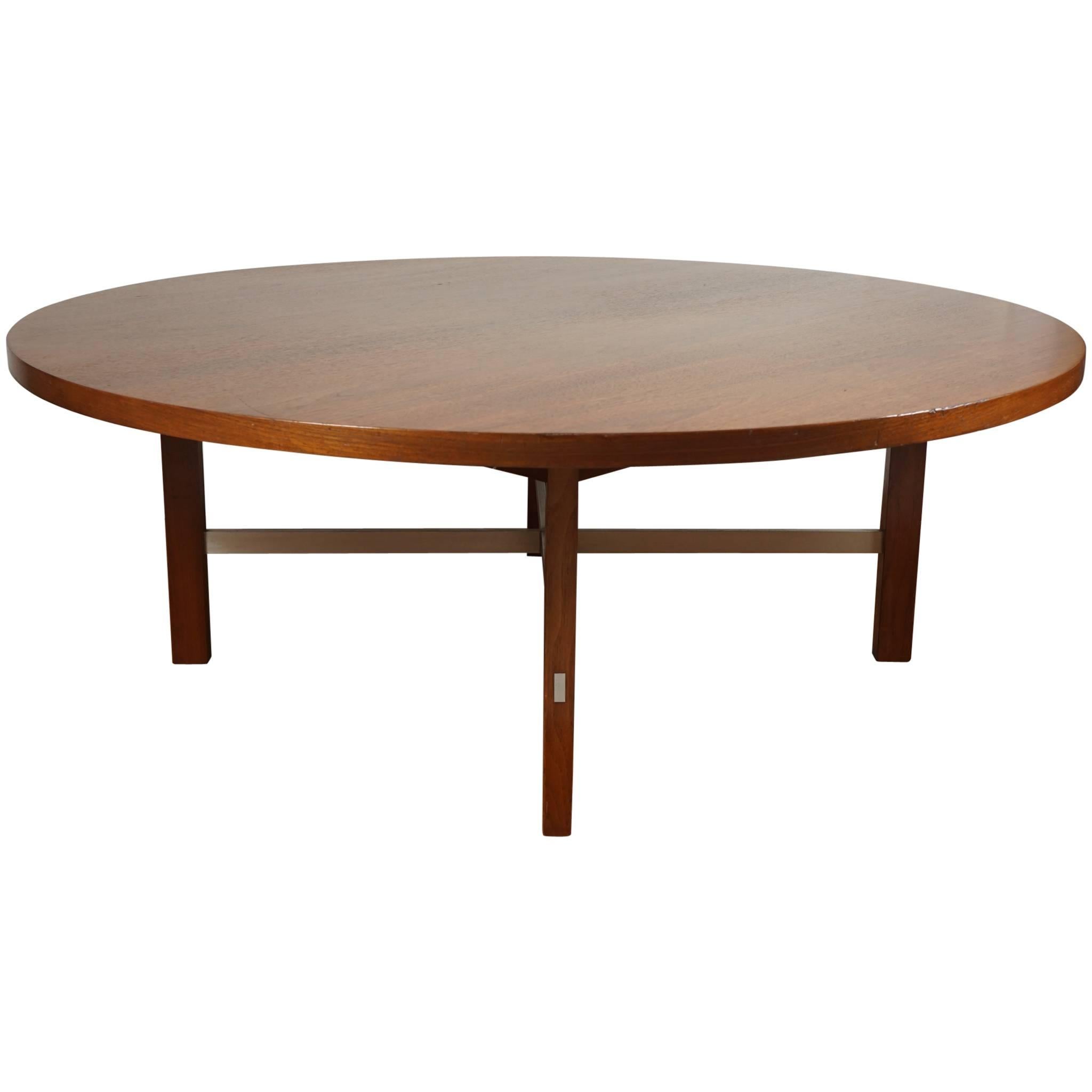 Mid-Century, Round Cocktail Table For Sale