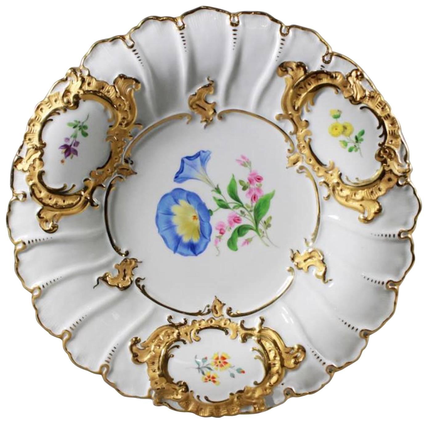 19th Century Meissen Porcelain Charger