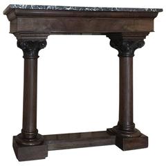 19th Century French Louis Philippe Period Marble-Top Console