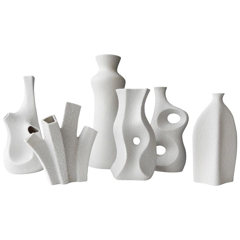 1960s Group of Sgrafo Modern Korallenform Vases, Peter Muller, Germany at 1stDibs