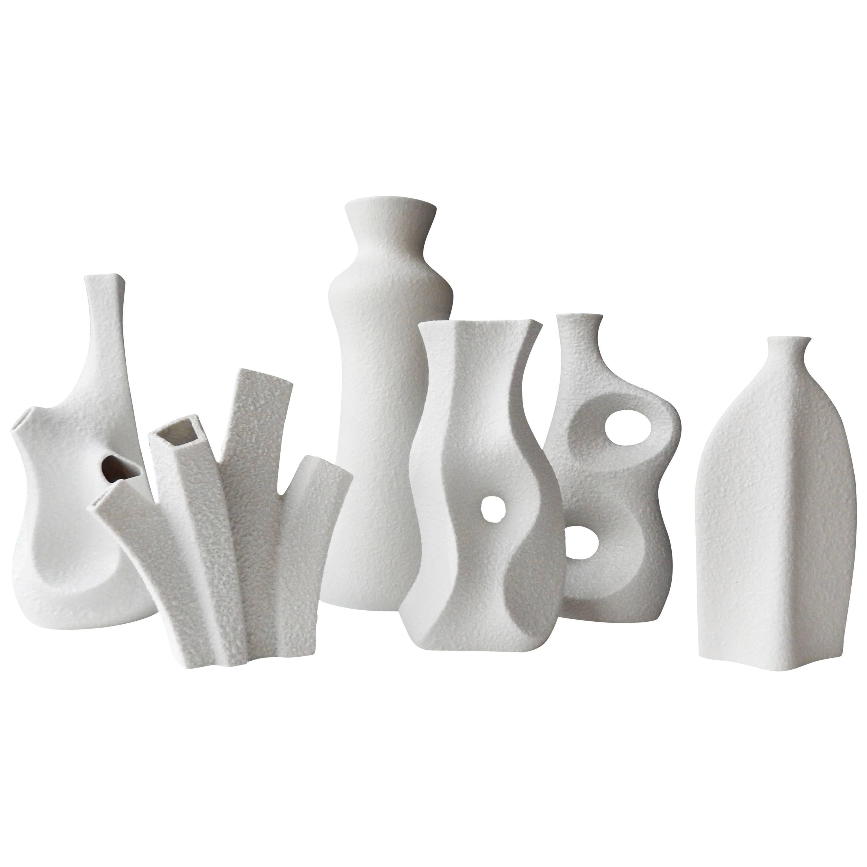 1960s Group of Sgrafo Modern Korallenform Vases, Peter Muller, Germany