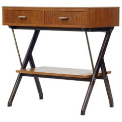 1960s Scandinavian Modern Teak Side Table
