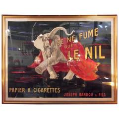 Je Ne Fume Que Le Nil - Affiche originale de 1912 - Cigarette éléphant français