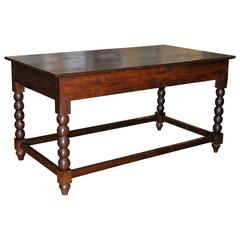 19th Century Chestnut Center Table