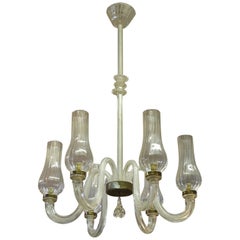 Murano Chandelier by Seguso, circa 1940s