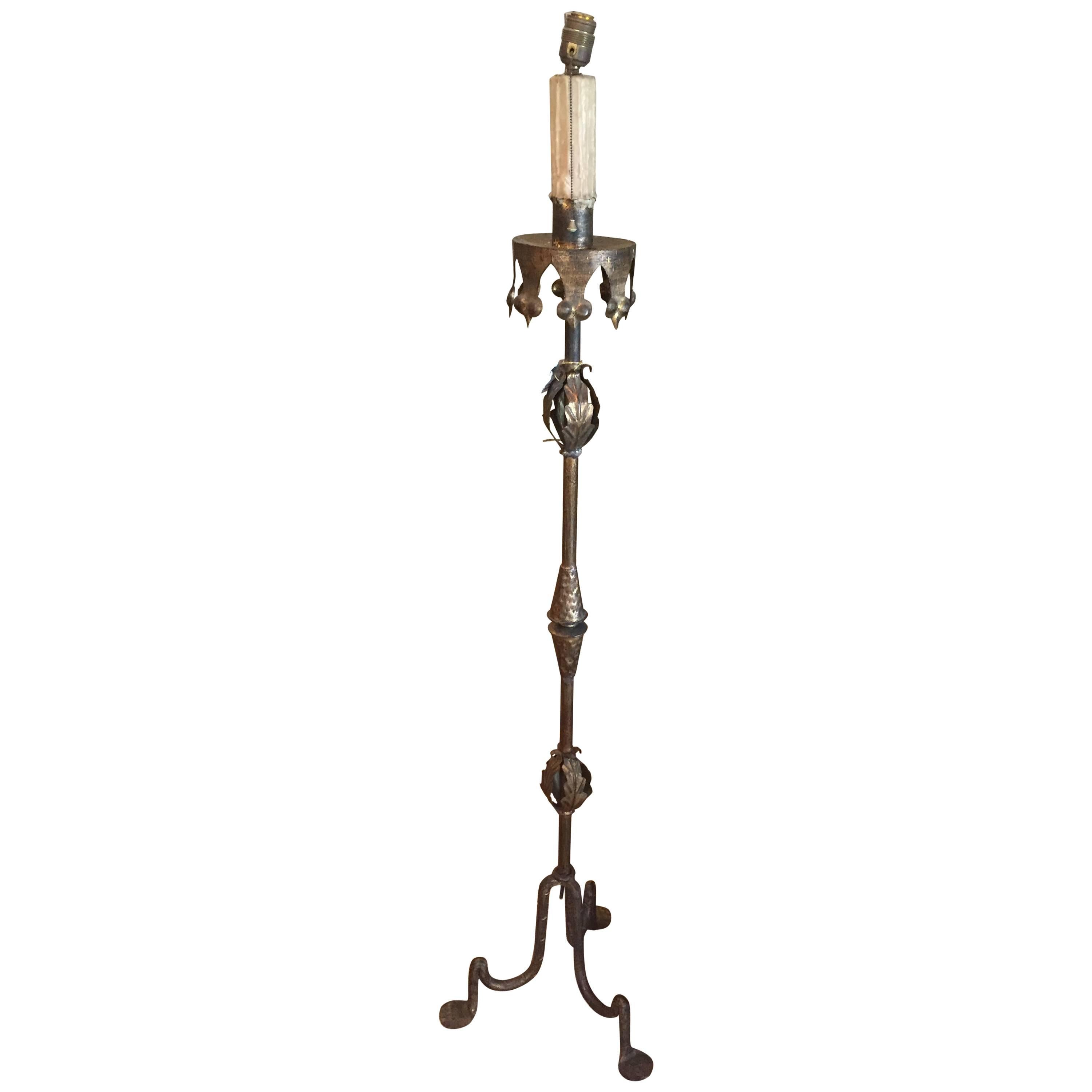 Vintage French Floor Lamp For Sale