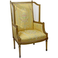 Fauteuil de style Louis XVI du 19ème siècle