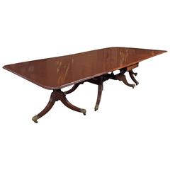 Antique English Mahogany Dining Table 1