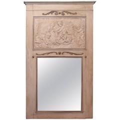 Old French Painted Trumeau with Cherubs 5
