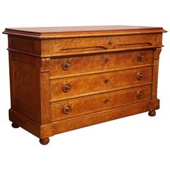 Antique American Bird's-Eye Maple Chest of Drawers