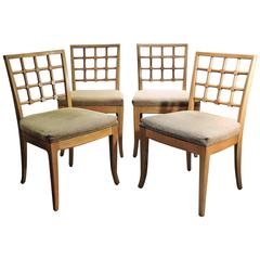Lattice Back Chairs style Jean Michel Frank 2