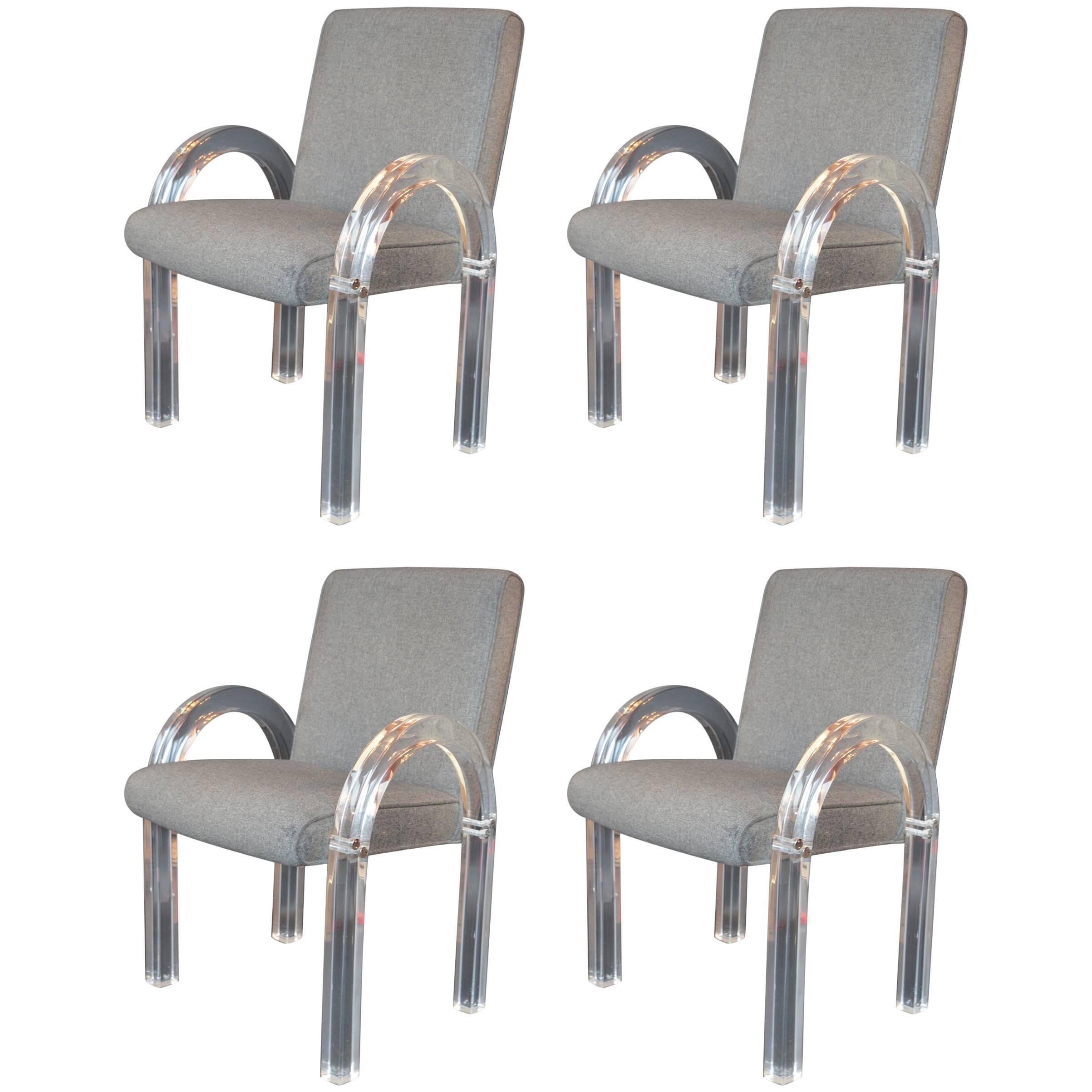 Set of Four Charles Hollis Jones Armchairs