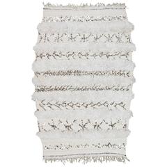 Vintage White Moroccan Wedding Blanket