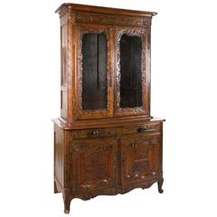 Buffet Cabinet in Carved Oak, France, Louis XVI, 18th Century 3