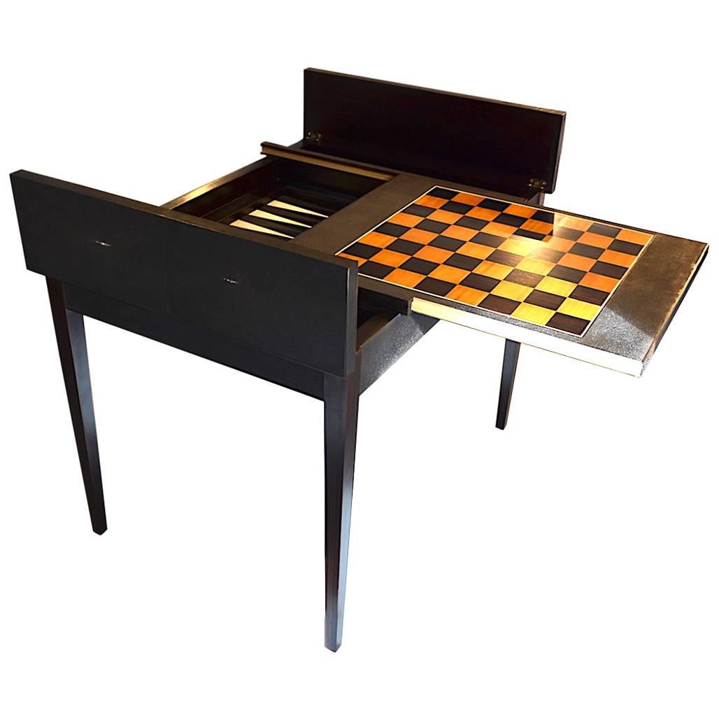 Fantastic Shagreen Gaming Table For Sale