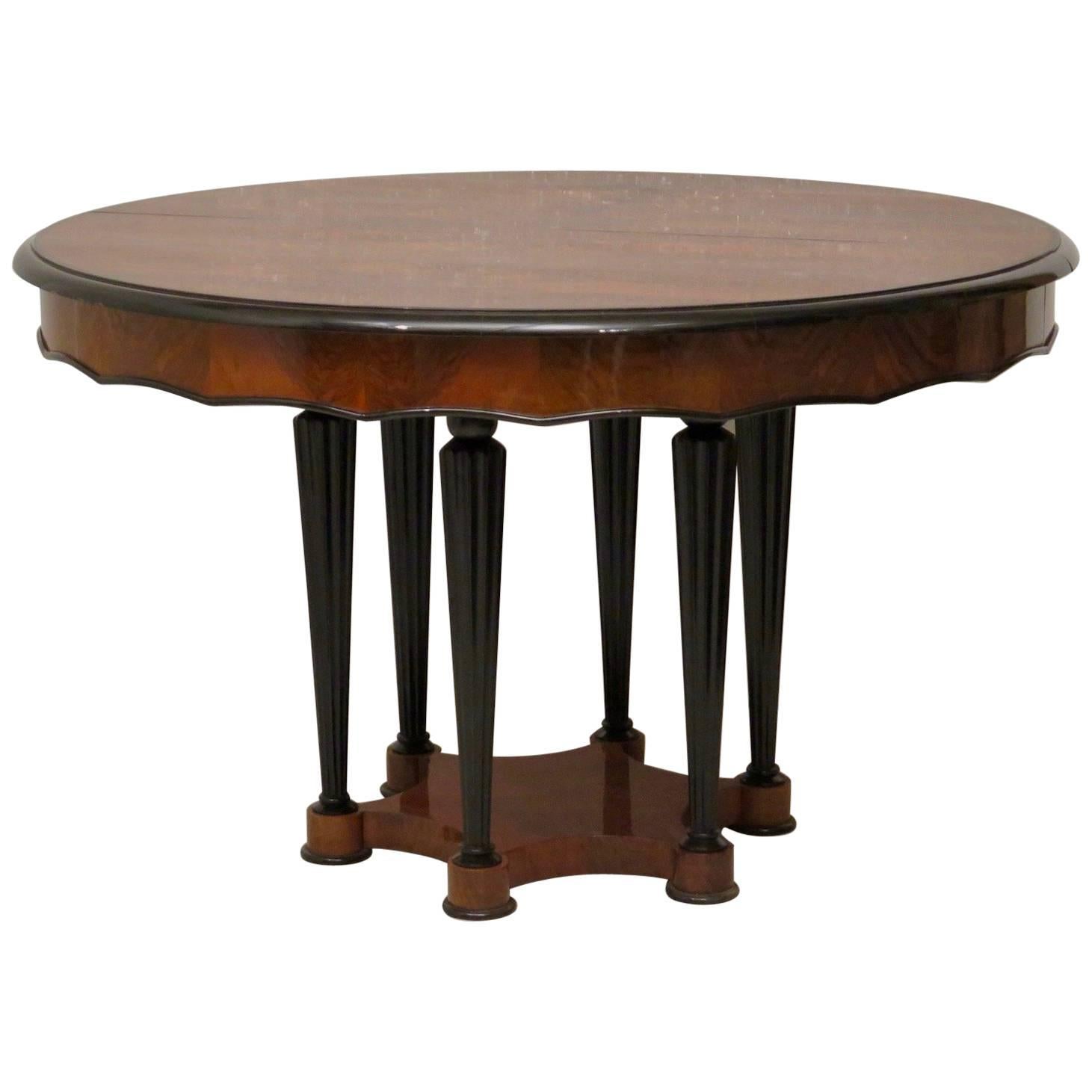 Rare Biedermeier Extendable Table