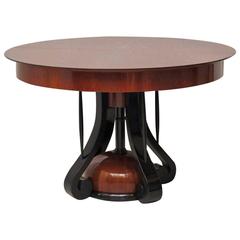 1820 Biedermeier Cherry Wood Austrian Extendable Table
