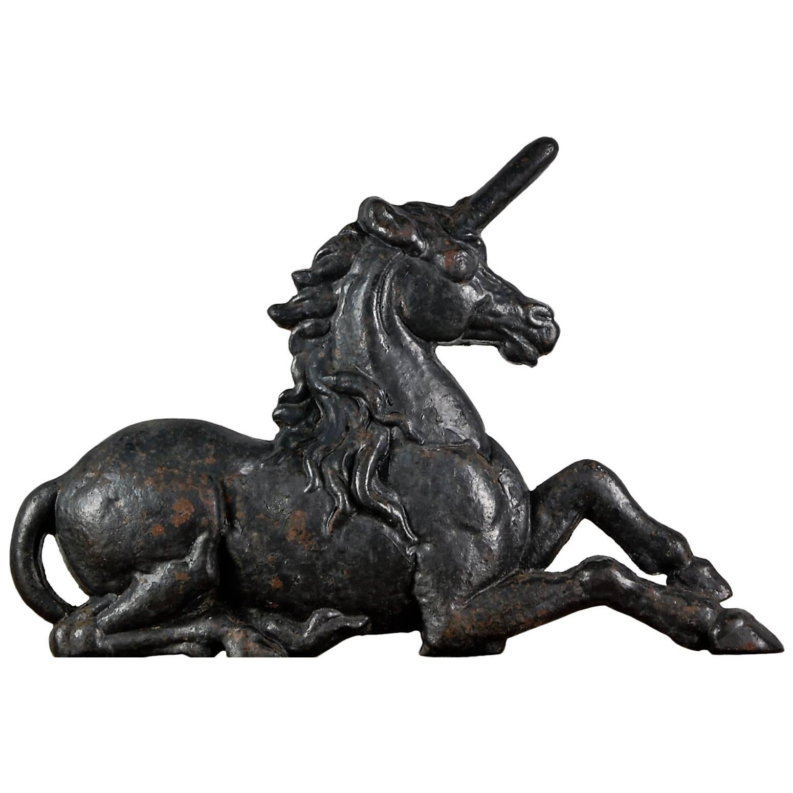 Cast Iron Unicorn Doorstop