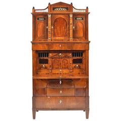 Rare North German Altona Empire Secretary, circa 1810-1815