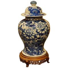 Blue and White Chinese Urn