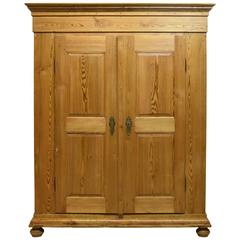 Antique Pine or Kiefer Armoire from North Germany, circa 1800