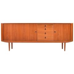 Danish Teak Jalousie Doors Sideboard by Randers Møbelfabrik, 1960s 4