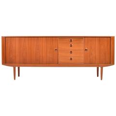 Danish Teak Jalousie Doors Sideboard by Randers Møbelfabrik, 1960s