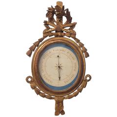 Louis XVI Style Giltwood Barometer
