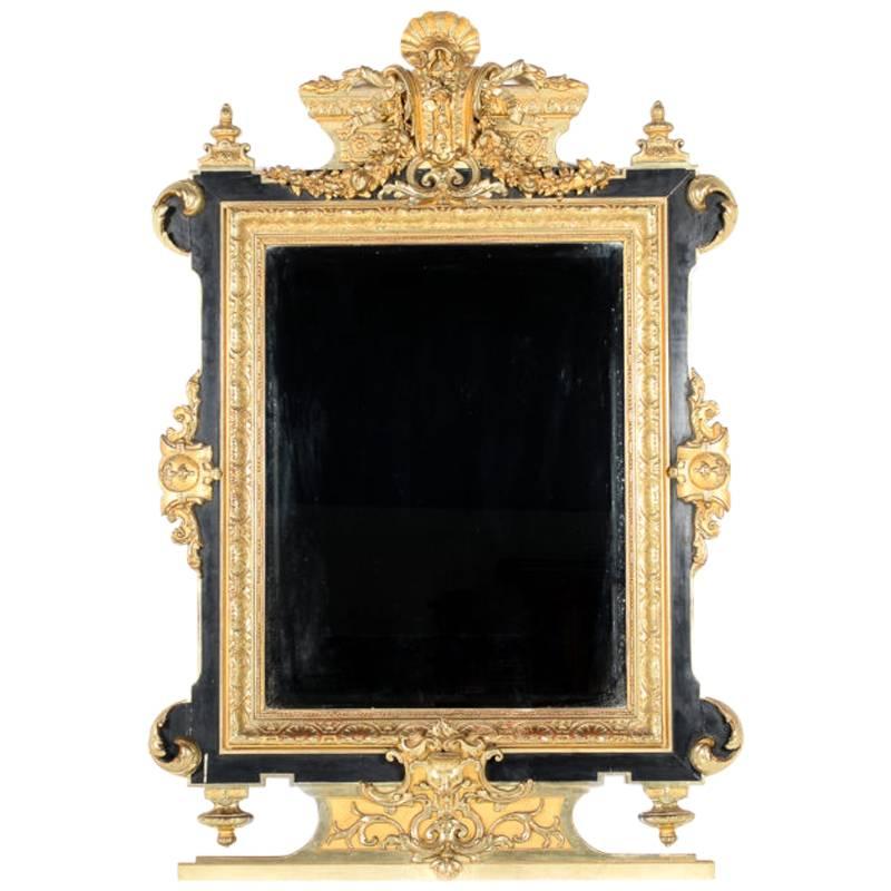 Impressive 19th Century Napoleon III Mirror Circa 1860