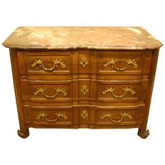 Antique Carved Walnut Italian Commode
