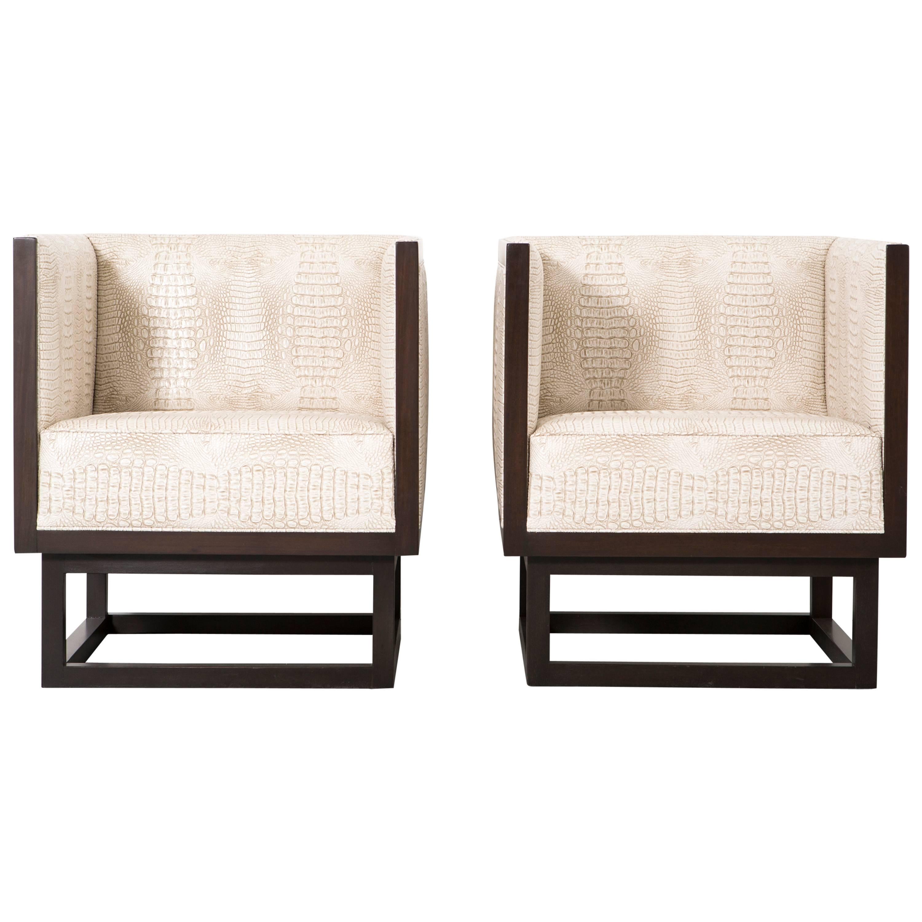 Josef Hoffmann for Wittmann Set of Cabinett Lounge Chairs