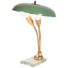 Dome Shade Desk Lamp, Italy, 1950s 8