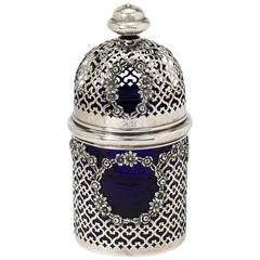 Sterling Silver Perfume Bottle Potpourri Jar