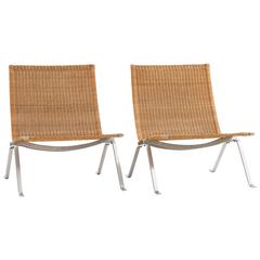 Poul Kjaerholm Pair of PK22 for E. Kold Christensen 6
