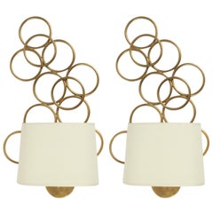 1970s Pair of Maison Honore Sconces