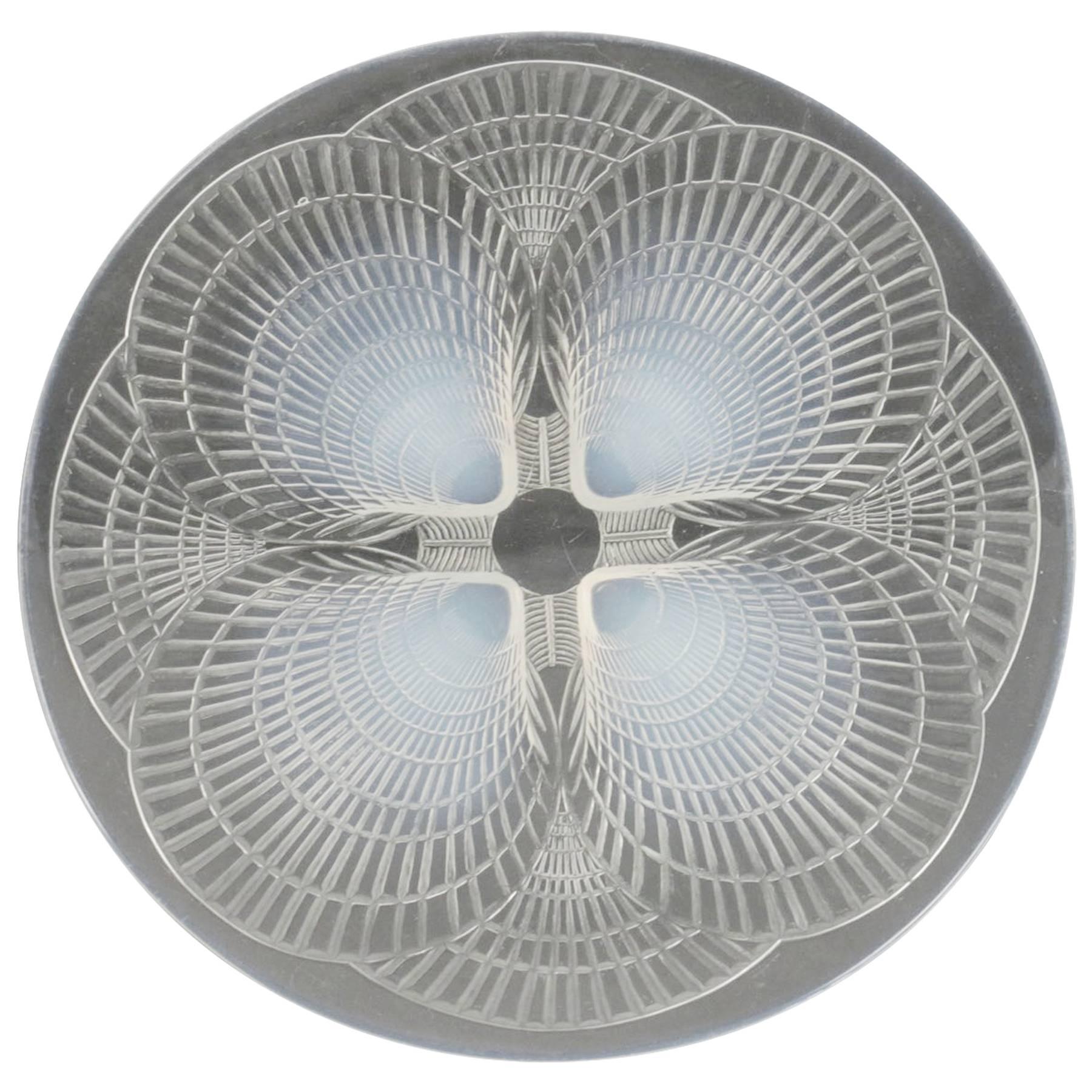 René Lalique Opalescent "Coquilles" Pattern Plate 