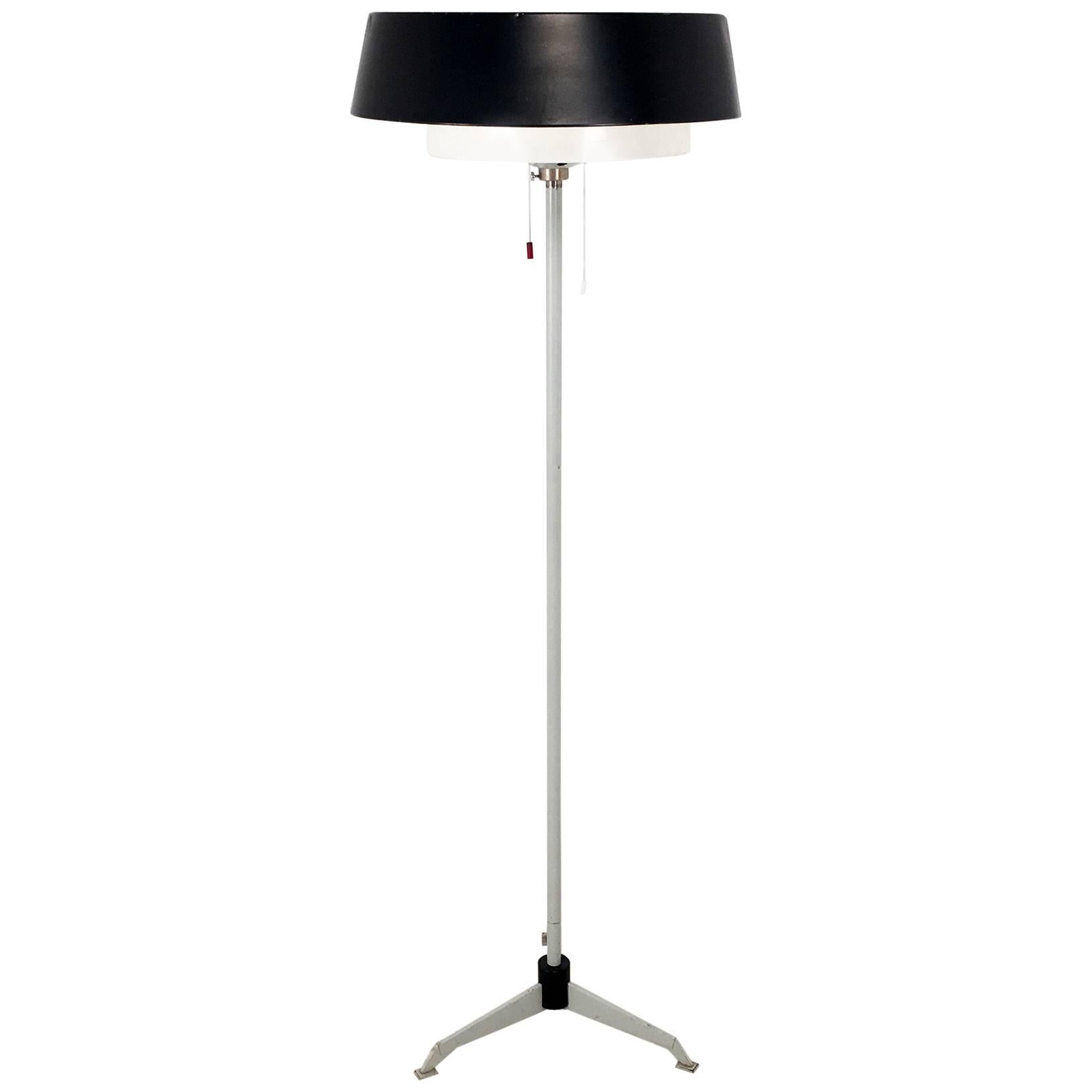Dutch Industrial Design Floor Lamp by Niek Hiemstra for Evolux For Sale