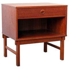 Dux Teak Side Table Nightstand Chest