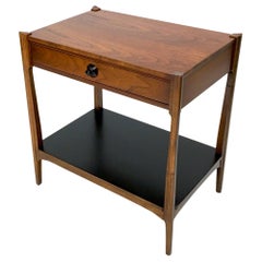Exceptional Table by Thomasville 1959 in Ebony Walnut and Rosewood