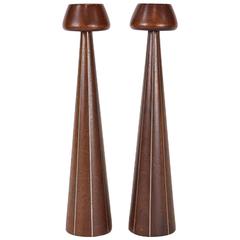 Pair of Early Candlesticks by Paul Evans and Phillip Powell 11