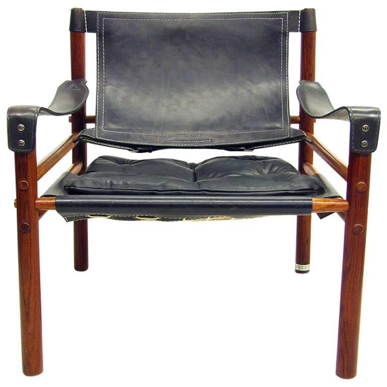 Rosewood Sirocco Chair by Arne Norell For Sale