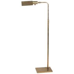 Koch and Lowy Adjustable Brass Reading Lamp