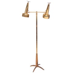 Stiffel Floor Lamp in Brass
